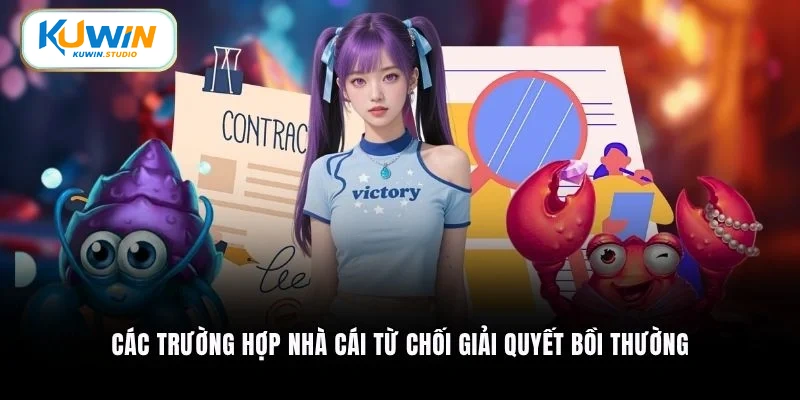 Các trường hợp nhà cái từ chối giải quyết bồi thường