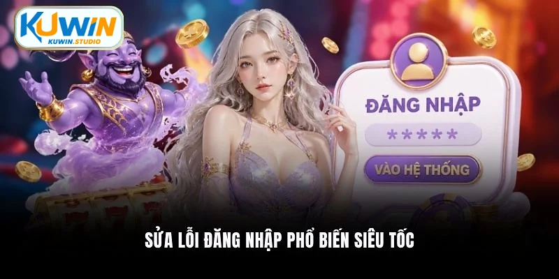 Sửa lỗi đăng nhập phổ biến siêu tốc